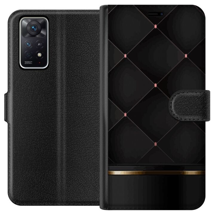 Portemonnee-hoesje voor Xiaomi Redmi Note 11 Pro 5G met Luxe lijn ontwerp in de groep SMARTPHONE & TABLETS / Mobielbescherming / Xiaomi bij TP E-commerce Nordic AB (A66155)