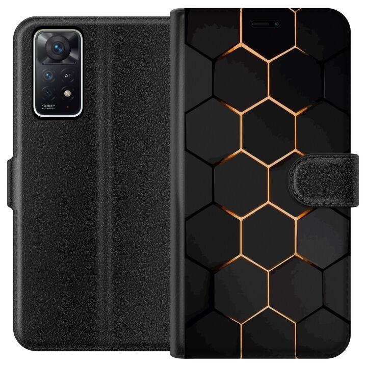 Portemonnee-hoesje voor Xiaomi Redmi Note 11 Pro 5G met Luxe Patroon ontwerp in de groep SMARTPHONE & TABLETS / Mobielbescherming / Xiaomi bij TP E-commerce Nordic AB (A66165)