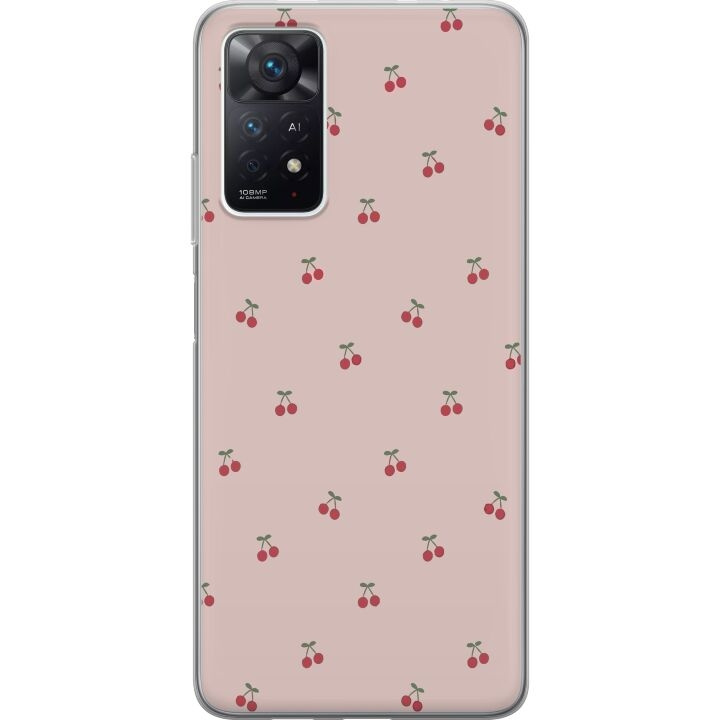 Mobiele hoes voor Xiaomi Redmi Note 11 Pro 5G met Kersen ontwerp in de groep SMARTPHONE & TABLETS / Mobielbescherming / Xiaomi bij TP E-commerce Nordic AB (A66174)