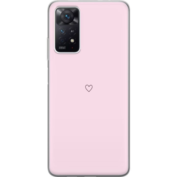 Mobiele hoes voor Xiaomi Redmi Note 11 Pro 5G met Hart ontwerp in de groep SMARTPHONE & TABLETS / Mobielbescherming / Xiaomi bij TP E-commerce Nordic AB (A66186)