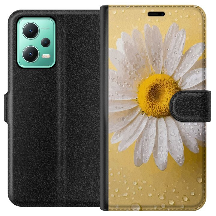 Portemonnee-hoesje voor Xiaomi Redmi Note 12 met Porseleinbloem ontwerp in de groep SMARTPHONE & TABLETS / Mobielbescherming / Xiaomi bij TP E-commerce Nordic AB (A66221)