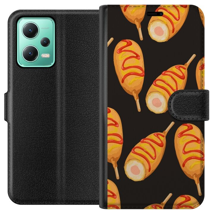 Portemonnee-hoesje voor Xiaomi Redmi Note 12 met Kippenpoot ontwerp in de groep SMARTPHONE & TABLETS / Mobielbescherming / Xiaomi bij TP E-commerce Nordic AB (A66230)