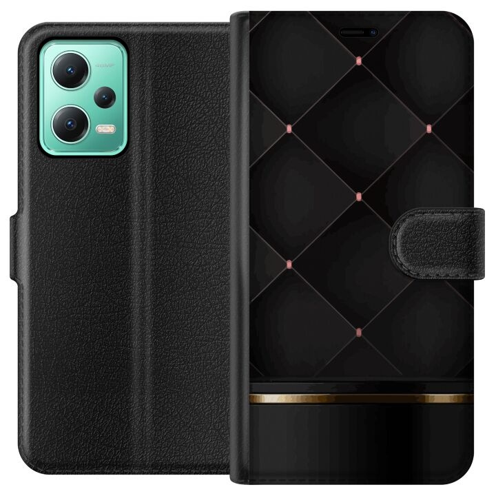 Portemonnee-hoesje voor Xiaomi Redmi Note 12 met Luxe lijn ontwerp in de groep SMARTPHONE & TABLETS / Mobielbescherming / Xiaomi bij TP E-commerce Nordic AB (A66236)