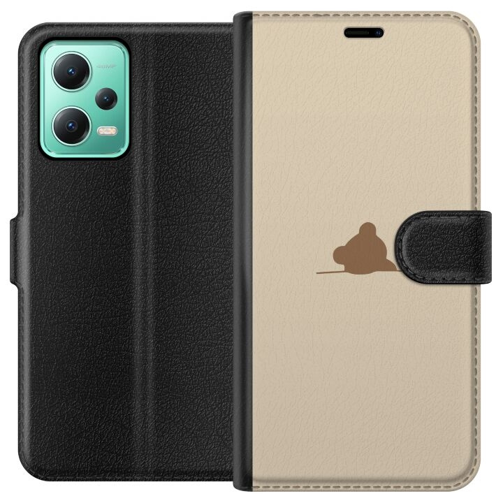 Portemonnee-hoesje voor Xiaomi Redmi Note 12 met Nalle ontwerp in de groep SMARTPHONE & TABLETS / Mobielbescherming / Xiaomi bij TP E-commerce Nordic AB (A66241)