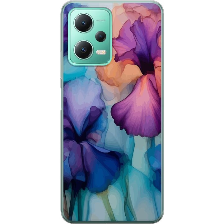 Mobiele hoes voor Xiaomi Redmi Note 12 met Magische bloemen ontwerp in de groep SMARTPHONE & TABLETS / Mobielbescherming / Xiaomi bij TP E-commerce Nordic AB (A66251)