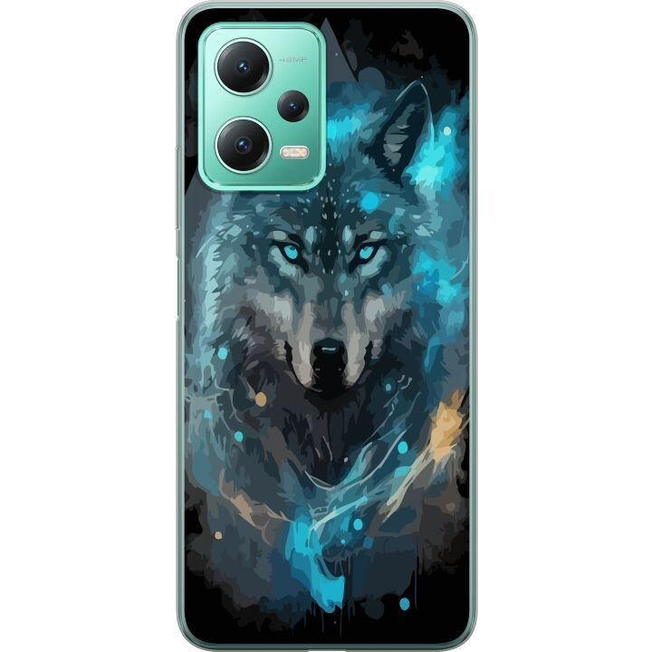 Mobiele hoes voor Xiaomi Redmi Note 12 met Wolf ontwerp in de groep SMARTPHONE & TABLETS / Mobielbescherming / Xiaomi bij TP E-commerce Nordic AB (A66253)