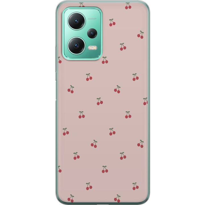 Mobiele hoes voor Xiaomi Redmi Note 12 met Kersen ontwerp in de groep SMARTPHONE & TABLETS / Mobielbescherming / Xiaomi bij TP E-commerce Nordic AB (A66255)