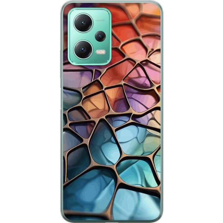 Mobiele hoes voor Xiaomi Redmi Note 12 met Metallic patroon ontwerp in de groep SMARTPHONE & TABLETS / Mobielbescherming / Xiaomi bij TP E-commerce Nordic AB (A66258)