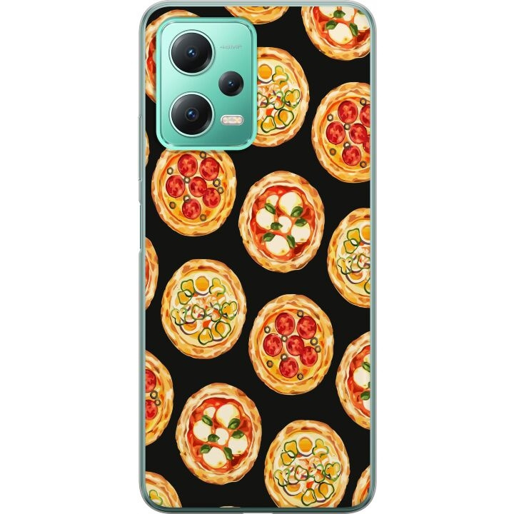 Mobiele hoes voor Xiaomi Redmi Note 12 met Pizza ontwerp in de groep SMARTPHONE & TABLETS / Mobielbescherming / Xiaomi bij TP E-commerce Nordic AB (A66261)