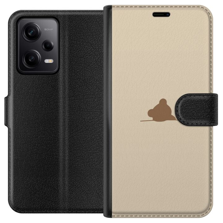 Portemonnee-hoesje voor Xiaomi Redmi Note 12 Pro met Nalle ontwerp in de groep SMARTPHONE & TABLETS / Mobielbescherming / Xiaomi bij TP E-commerce Nordic AB (A66295)