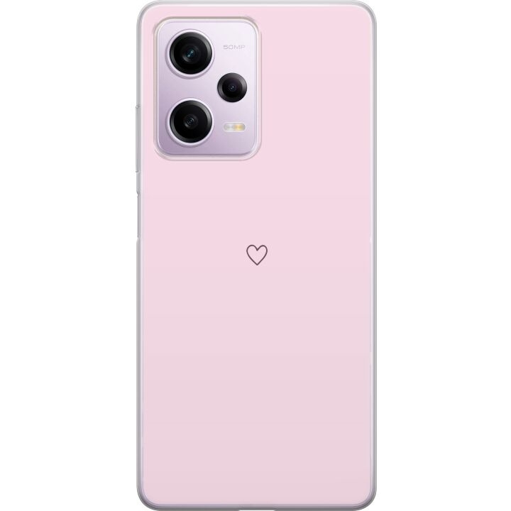 Mobiele hoes voor Xiaomi Redmi Note 12 Pro met Hart ontwerp in de groep SMARTPHONE & TABLETS / Mobielbescherming / Xiaomi bij TP E-commerce Nordic AB (A66321)