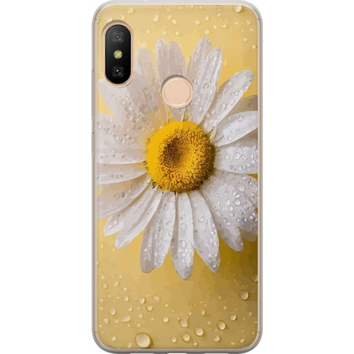 Mobiele hoes voor Xiaomi Redmi 6 Pro met Porseleinbloem ontwerp in de groep SMARTPHONE & TABLETS / Mobielbescherming / Xiaomi bij TP E-commerce Nordic AB (A66437)