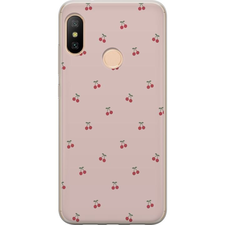 Mobiele hoes voor Xiaomi Redmi 6 Pro met Kersen ontwerp in de groep SMARTPHONE & TABLETS / Mobielbescherming / Xiaomi bij TP E-commerce Nordic AB (A66444)