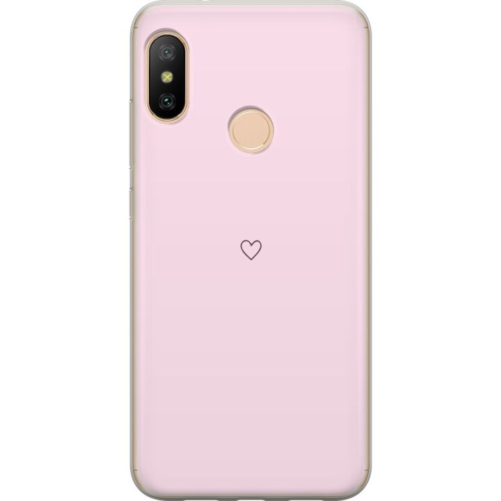 Mobiele hoes voor Xiaomi Redmi 6 Pro met Hart ontwerp in de groep SMARTPHONE & TABLETS / Mobielbescherming / Xiaomi bij TP E-commerce Nordic AB (A66456)