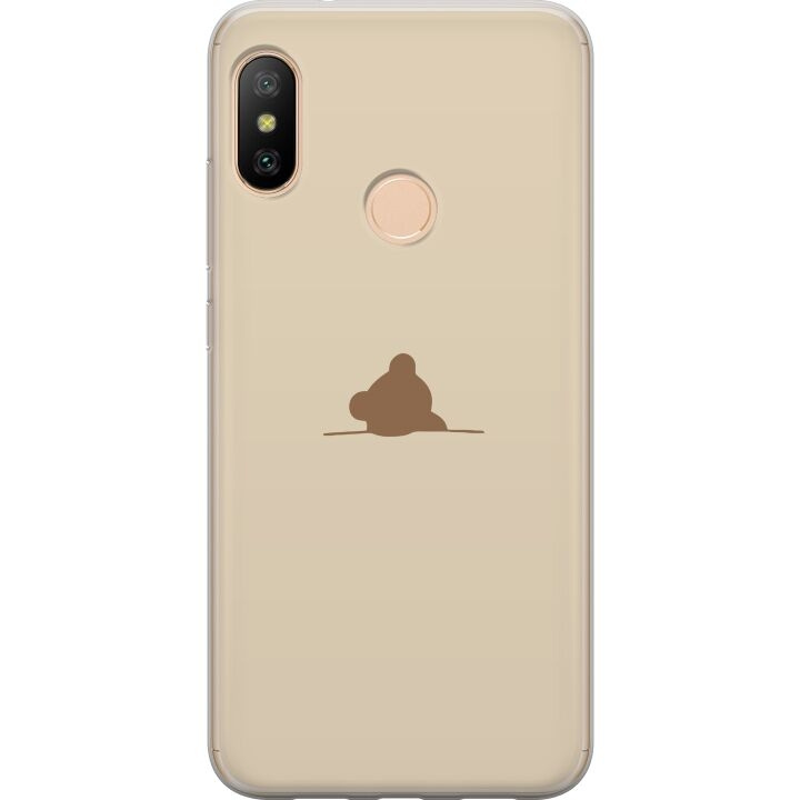 Mobiele hoes voor Xiaomi Redmi 6 Pro met Nalle ontwerp in de groep SMARTPHONE & TABLETS / Mobielbescherming / Xiaomi bij TP E-commerce Nordic AB (A66457)