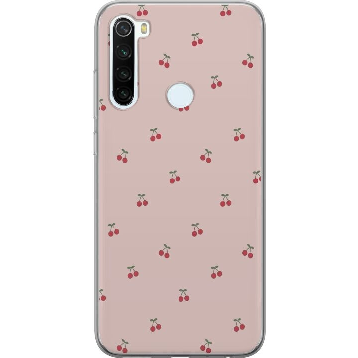 Mobiele hoes voor Xiaomi Redmi Note 8 met Kersen ontwerp in de groep SMARTPHONE & TABLETS / Mobielbescherming / Xiaomi bij TP E-commerce Nordic AB (A66471)