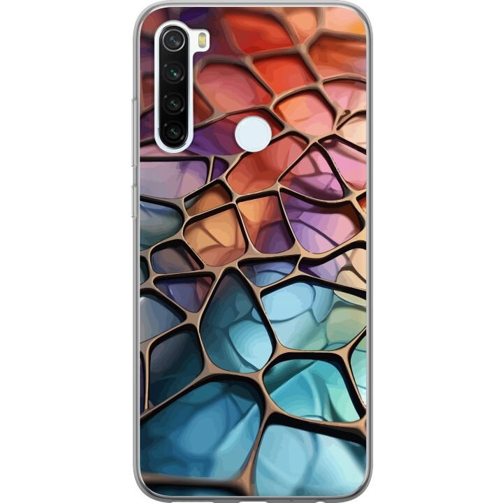 Mobiele hoes voor Xiaomi Redmi Note 8 met Metallic patroon ontwerp in de groep SMARTPHONE & TABLETS / Mobielbescherming / Xiaomi bij TP E-commerce Nordic AB (A66474)