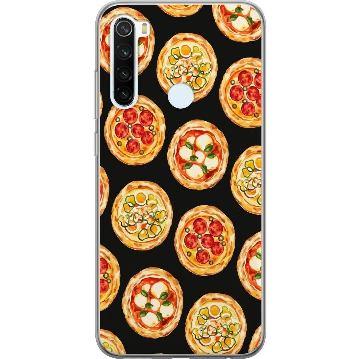 Mobiele hoes voor Xiaomi Redmi Note 8 met Pizza ontwerp in de groep SMARTPHONE & TABLETS / Mobielbescherming / Xiaomi bij TP E-commerce Nordic AB (A66477)