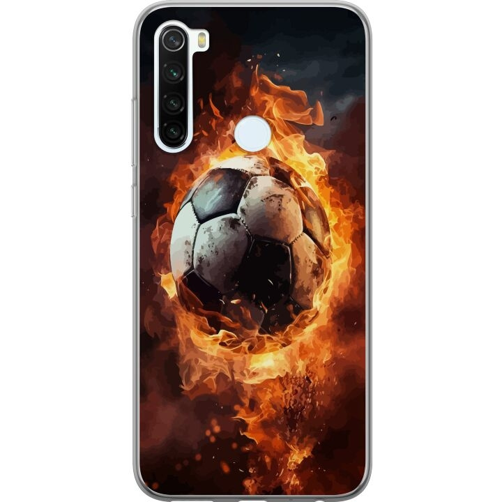 Mobiele hoes voor Xiaomi Redmi Note 8 met Voetbal ontwerp in de groep SMARTPHONE & TABLETS / Mobielbescherming / Xiaomi bij TP E-commerce Nordic AB (A66485)