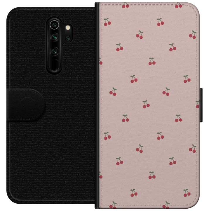 Portemonnee-hoesje voor Xiaomi Redmi Note 8 Pro met Kersen ontwerp in de groep SMARTPHONE & TABLETS / Mobielbescherming / Xiaomi bij TP E-commerce Nordic AB (A66498)