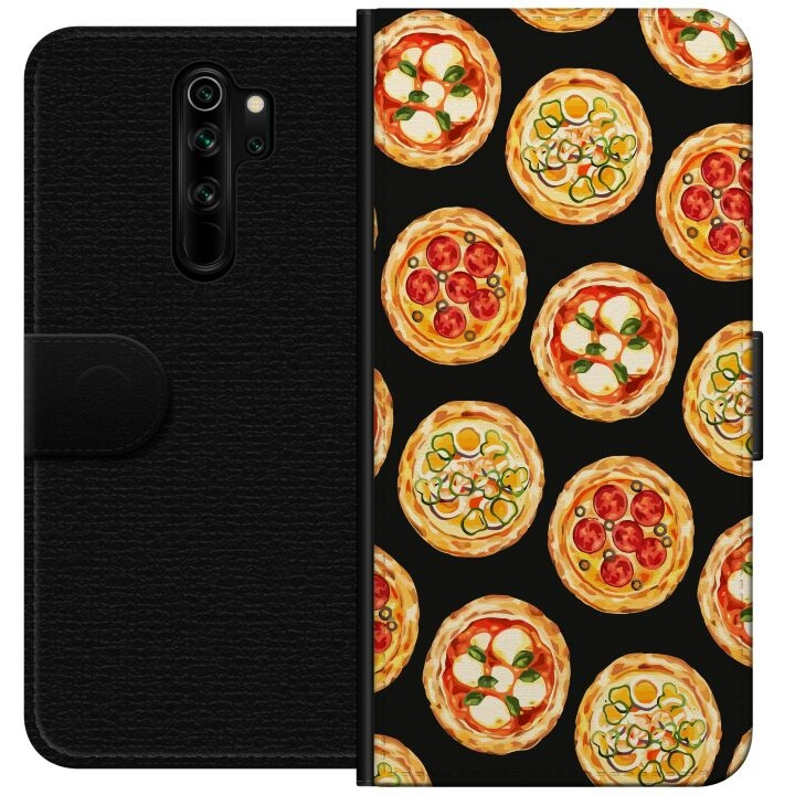 Portemonnee-hoesje voor Xiaomi Redmi Note 8 Pro met Pizza ontwerp in de groep SMARTPHONE & TABLETS / Mobielbescherming / Xiaomi bij TP E-commerce Nordic AB (A66504)