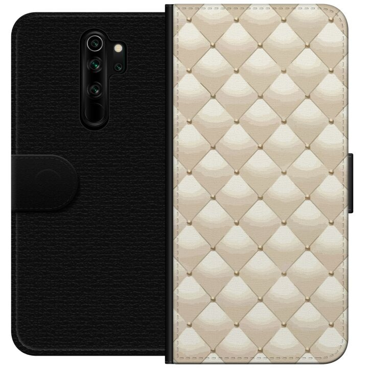 Portemonnee-hoesje voor Xiaomi Redmi Note 8 Pro met Goudglans ontwerp in de groep SMARTPHONE & TABLETS / Mobielbescherming / Xiaomi bij TP E-commerce Nordic AB (A66517)