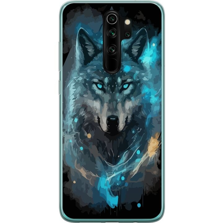 Mobiele hoes voor Xiaomi Redmi Note 8 Pro met Wolf ontwerp in de groep SMARTPHONE & TABLETS / Mobielbescherming / Xiaomi bij TP E-commerce Nordic AB (A66523)