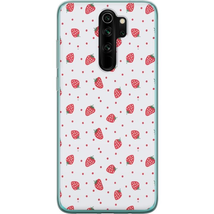 Mobiele hoes voor Xiaomi Redmi Note 8 Pro met Aardbeien ontwerp in de groep SMARTPHONE & TABLETS / Mobielbescherming / Xiaomi bij TP E-commerce Nordic AB (A66535)