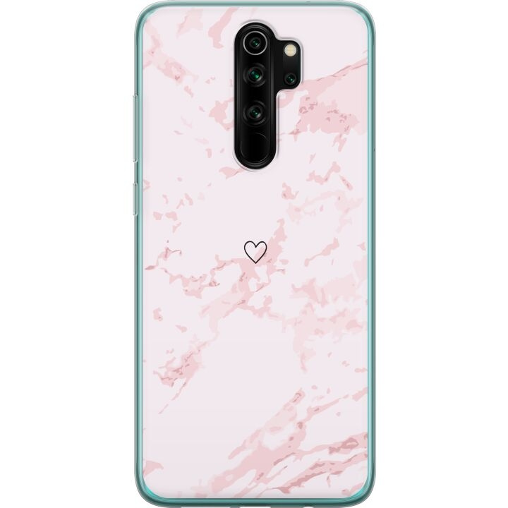 Mobiele hoes voor Xiaomi Redmi Note 8 Pro met Roze Hart ontwerp in de groep SMARTPHONE & TABLETS / Mobielbescherming / Xiaomi bij TP E-commerce Nordic AB (A66541)