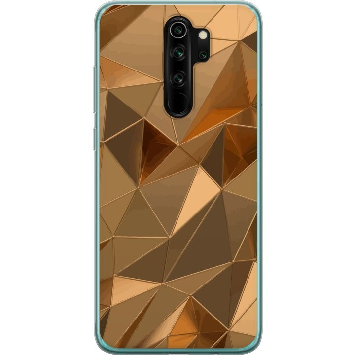 Mobiele hoes voor Xiaomi Redmi Note 8 Pro met 3D Goud ontwerp in de groep SMARTPHONE & TABLETS / Mobielbescherming / Xiaomi bij TP E-commerce Nordic AB (A66542)