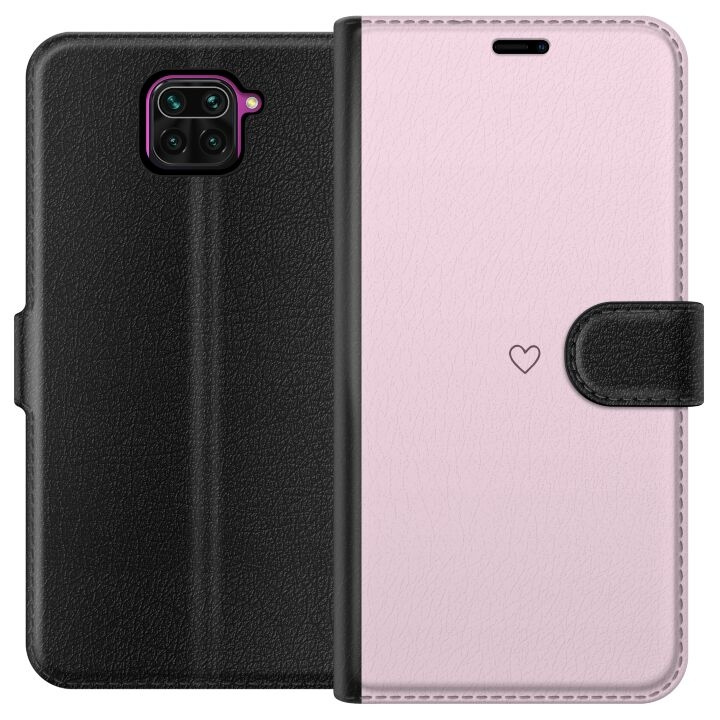 Portemonnee-hoesje voor Xiaomi Redmi Note 9 met Hart ontwerp in de groep SMARTPHONE & TABLETS / Mobielbescherming / Xiaomi bij TP E-commerce Nordic AB (A66564)