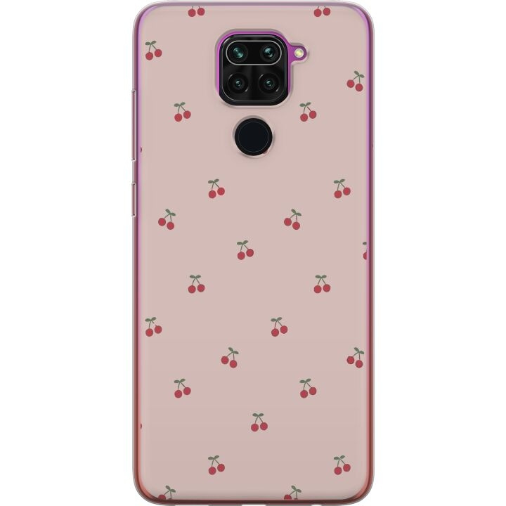 Mobiele hoes voor Xiaomi Redmi Note 9 met Kersen ontwerp in de groep SMARTPHONE & TABLETS / Mobielbescherming / Xiaomi bij TP E-commerce Nordic AB (A66579)