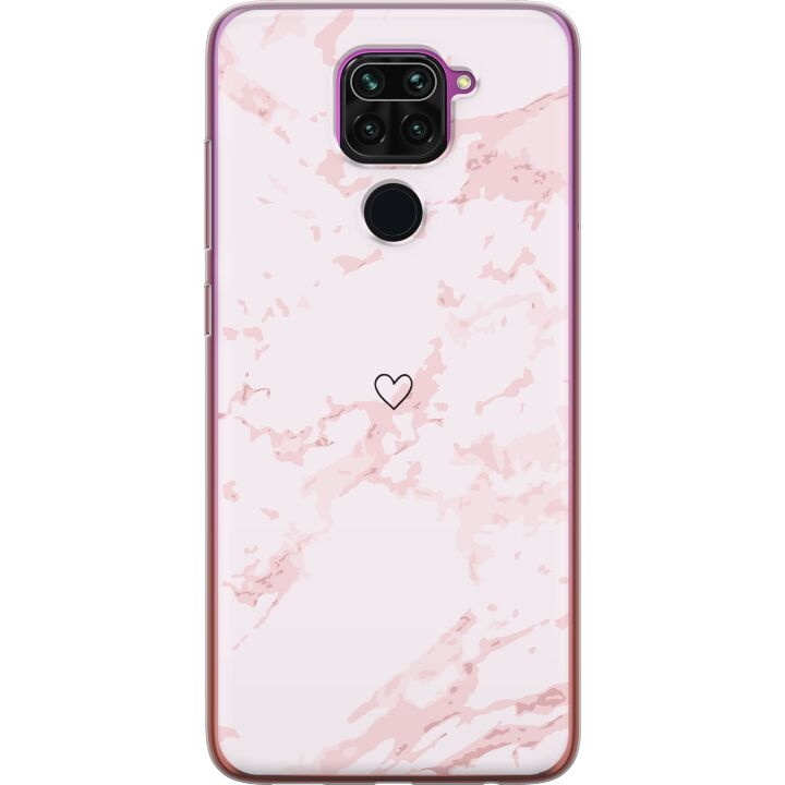 Mobiele hoes voor Xiaomi Redmi Note 9 met Roze Hart ontwerp in de groep SMARTPHONE & TABLETS / Mobielbescherming / Xiaomi bij TP E-commerce Nordic AB (A66595)