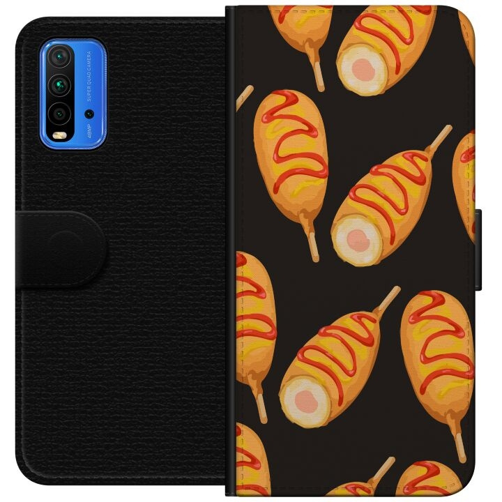 Portemonnee-hoesje voor Xiaomi Redmi Note 9 4G met Kippenpoot ontwerp in de groep SMARTPHONE & TABLETS / Mobielbescherming / Xiaomi bij TP E-commerce Nordic AB (A66608)