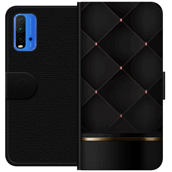 Portemonnee-hoesje voor Xiaomi Redmi Note 9 4G met Luxe lijn ontwerp in de groep SMARTPHONE & TABLETS / Mobielbescherming / Xiaomi bij TP E-commerce Nordic AB (A66614)