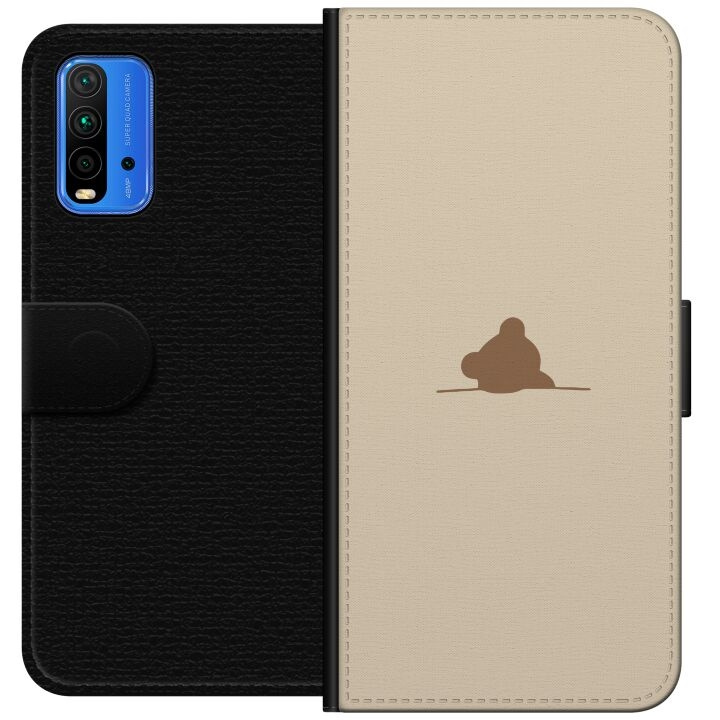 Portemonnee-hoesje voor Xiaomi Redmi Note 9 4G met Nalle ontwerp in de groep SMARTPHONE & TABLETS / Mobielbescherming / Xiaomi bij TP E-commerce Nordic AB (A66619)