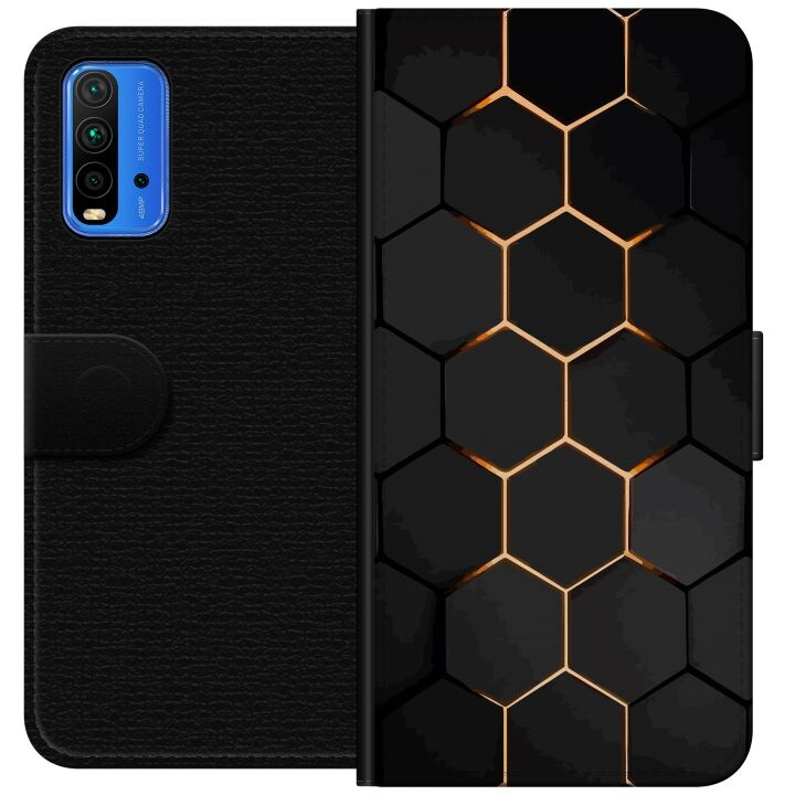 Portemonnee-hoesje voor Xiaomi Redmi Note 9 4G met Luxe Patroon ontwerp in de groep SMARTPHONE & TABLETS / Mobielbescherming / Xiaomi bij TP E-commerce Nordic AB (A66624)