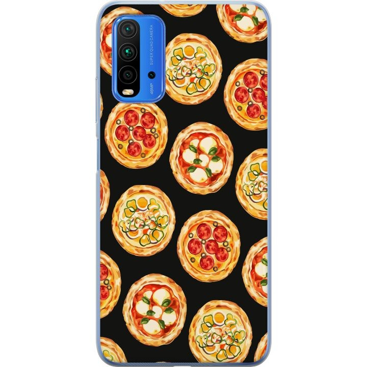 Mobiele hoes voor Xiaomi Redmi Note 9 4G met Pizza ontwerp in de groep SMARTPHONE & TABLETS / Mobielbescherming / Xiaomi bij TP E-commerce Nordic AB (A66639)