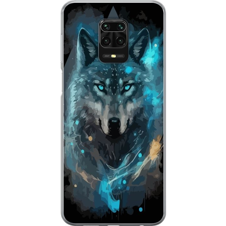 Mobiele hoes voor Xiaomi Redmi Note 9S met Wolf ontwerp in de groep SMARTPHONE & TABLETS / Mobielbescherming / Xiaomi bij TP E-commerce Nordic AB (A66685)