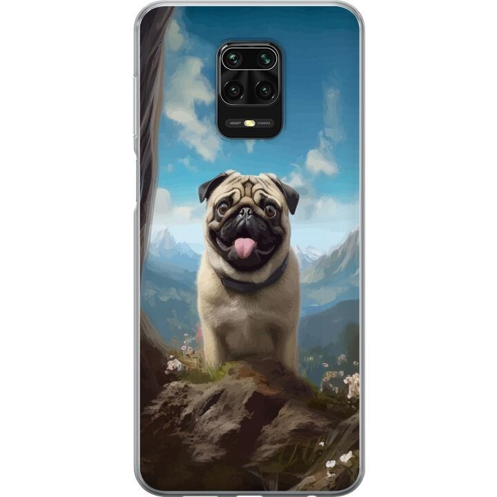 Mobiele hoes voor Xiaomi Redmi Note 9S met Blije Hond ontwerp in de groep SMARTPHONE & TABLETS / Mobielbescherming / Xiaomi bij TP E-commerce Nordic AB (A66698)