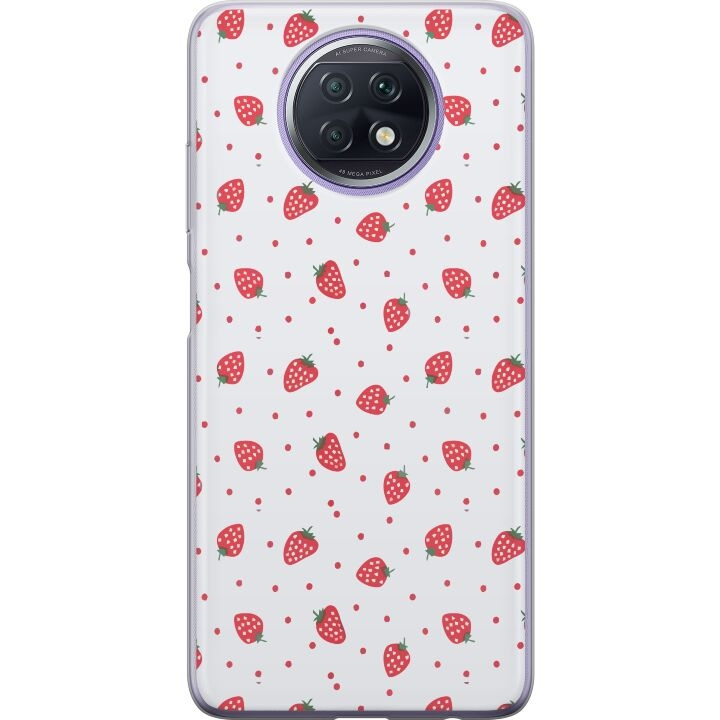 Mobiele hoes voor Xiaomi Redmi Note 9T met Aardbeien ontwerp in de groep SMARTPHONE & TABLETS / Mobielbescherming / Xiaomi bij TP E-commerce Nordic AB (A66724)