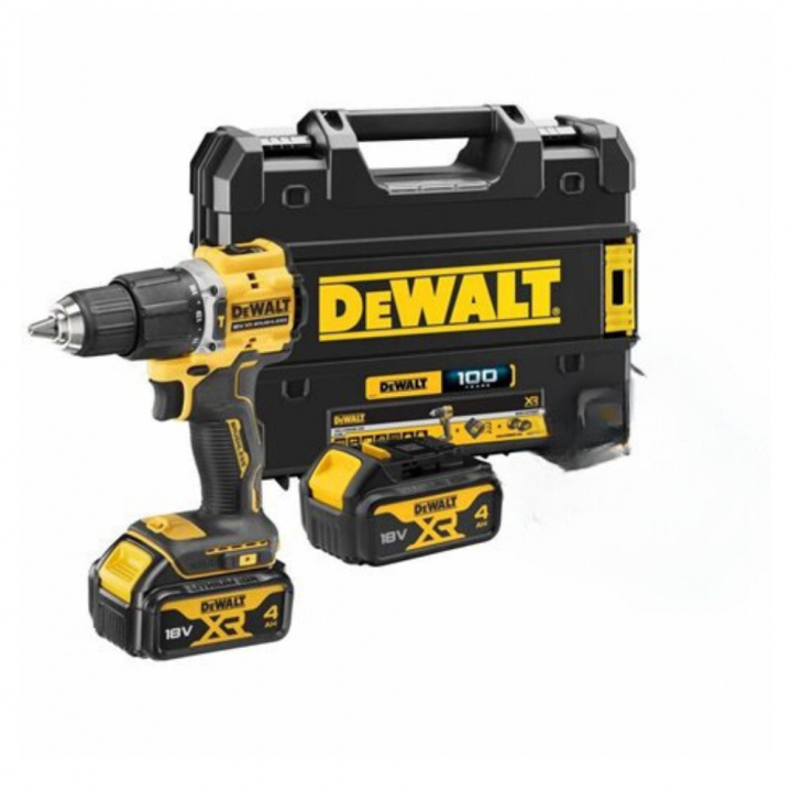 Dewalt DCD777M2T-QW 18V XR Borrskruvdragare (2x4Ah) in de groep HUISHOUDEN & TUIN / Gereedschap / Boormachines bij TP E-commerce Nordic AB (A66847)