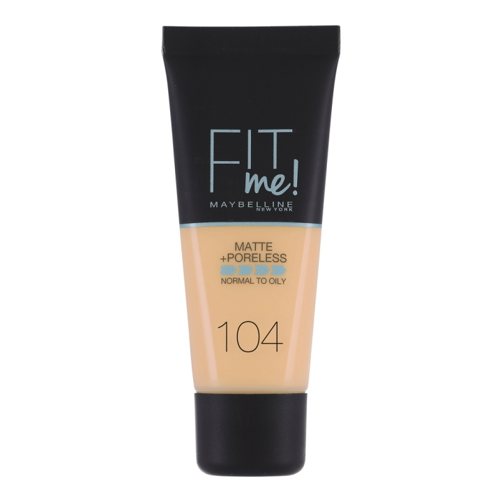 Maybelline Fit Me Matte + Poreless Foundation - 104 Soft Ivory in de groep BEAUTY & HEALTH / Makeup / Make-up gezicht / Foundation bij TP E-commerce Nordic AB (C00073)