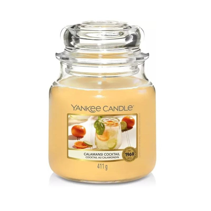 Yankee Candle Classic Medium Jar Calamansi Cocktail 411g in de groep BEAUTY & HEALTH / Geuren & Parfum / Overige geuren / Geurkaarsen bij TP E-commerce Nordic AB (C00636)