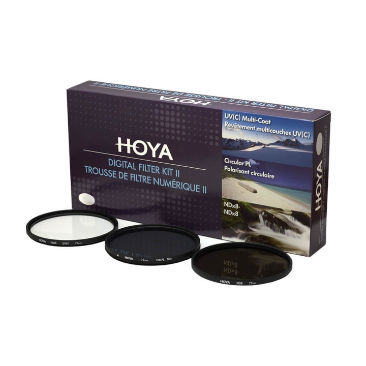 HOYA Filterkit UV(C) Pol.Circ. NDx8 58mm in de groep HOME ELECTRONICS / Foto & Video / Fotoapparatuur / Camerafilter / Polarisatiefilters bij TP E-commerce Nordic AB (C01707)