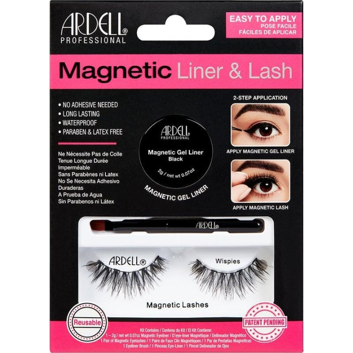 Ardell Magnetic Liner & Lash - Wispies in de groep BEAUTY & HEALTH / Makeup / Ogen & Wenkbrauwen / Nepwimpers bij TP E-commerce Nordic AB (C02010)