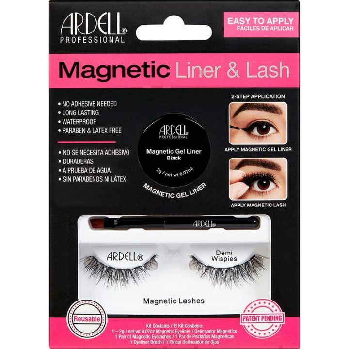 Ardell Magnetic Liner&Lash - Demi Wispies in de groep BEAUTY & HEALTH / Makeup / Ogen & Wenkbrauwen / Nepwimpers bij TP E-commerce Nordic AB (C02011)