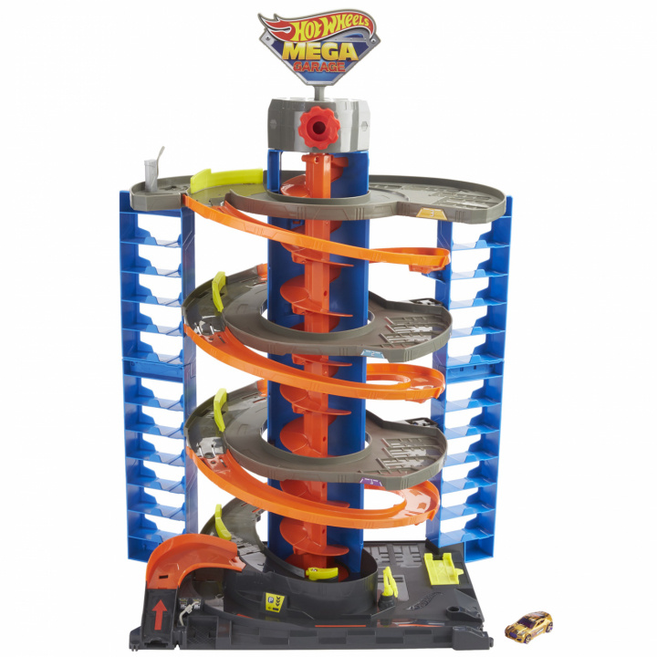 Hot Wheels City Mega Garage 2021 in de groep SPEELGOED, KINDER- & BABYPRODUCTEN / Speelgoed / Autobanen bij TP E-commerce Nordic AB (C02338)