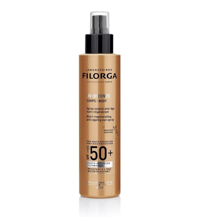 Filorga Uv-Bronze Body Sun Spray Spf50+ 150ml in de groep BEAUTY & HEALTH / Huidsverzorging / Zonnebank / Zonnebescherming bij TP E-commerce Nordic AB (C03084)