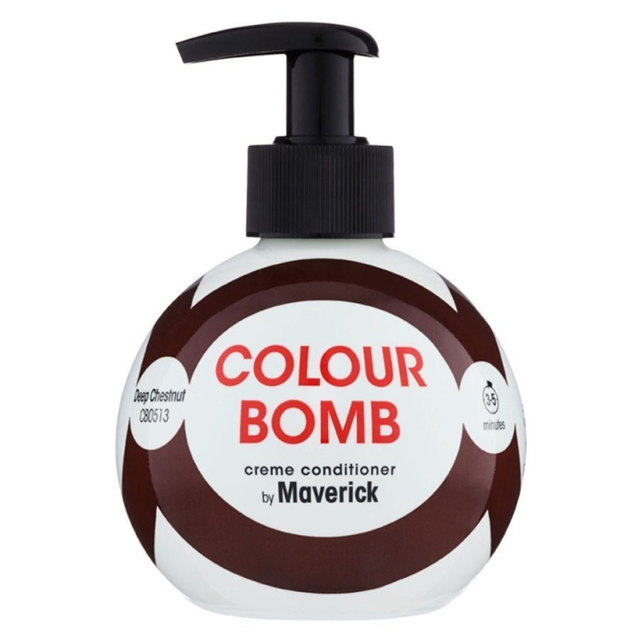 Colour Bomb - Deep Chestnut 250ml in de groep BEAUTY & HEALTH / Haar & Styling / Haarverzorging / Haarverf / Haarverf & Kleurbommen bij TP E-commerce Nordic AB (C03340)